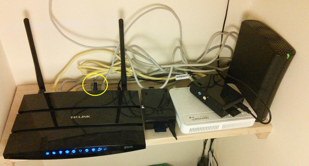 OpenWrt router EXTroot